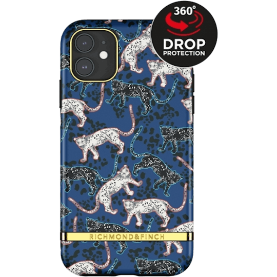 Richmond & Finch iPhone 12 (Pro) Luipaardprint Hoesje