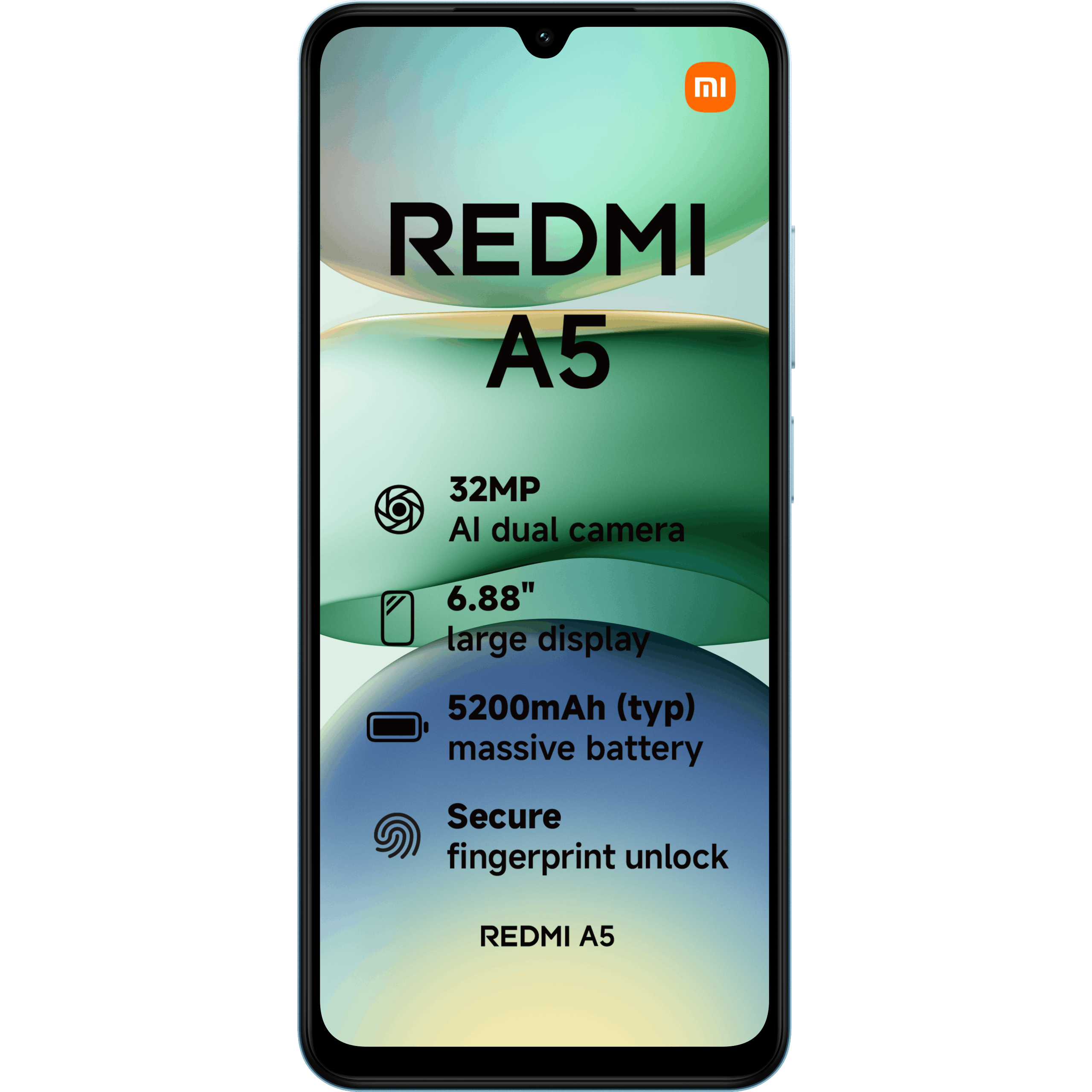 Xiaomi Redmi A5 Blue - Voorkant