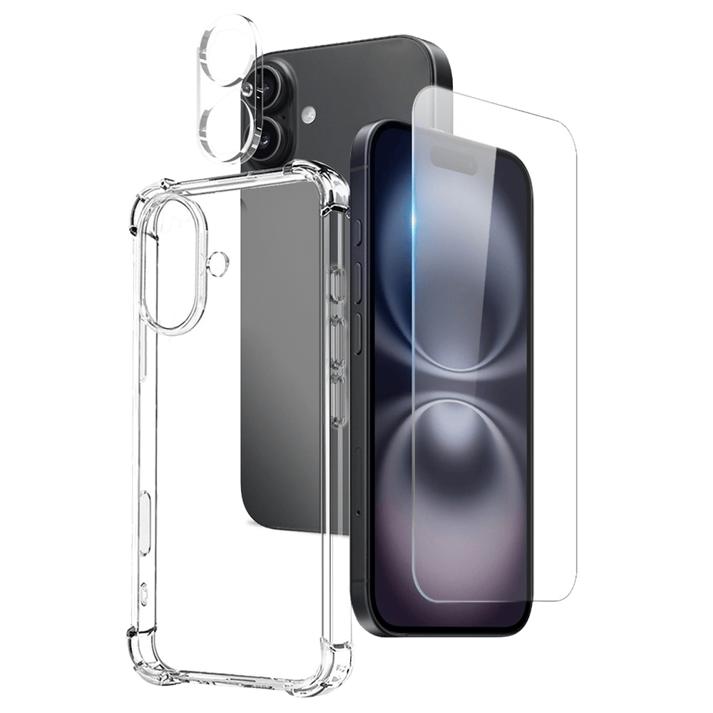 Northjo Apple iPhone 16 Plus Shockproof All-in-One Protection Transparant