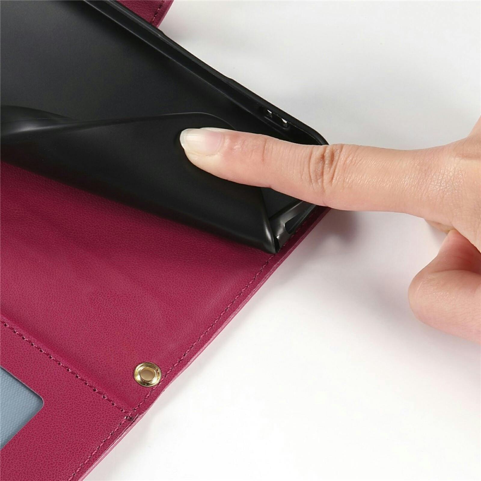 Comfycase Xiaomi Redmi Note 15 Pro 5G Bookcase met Koord Rood