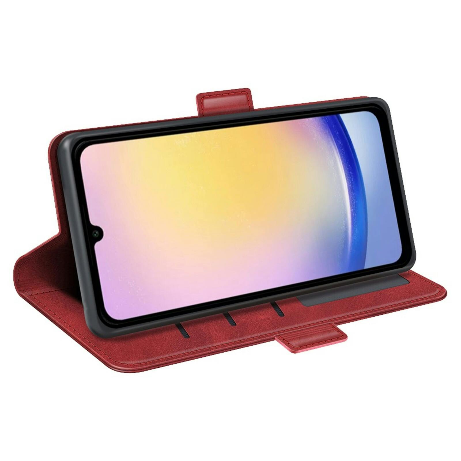 Comfycase Samsung A26 5G Bookcase Hoesje Rood