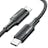 Essager 100W Gewoven USB-C naar USB-C Super Speed Cable Zwart 3m