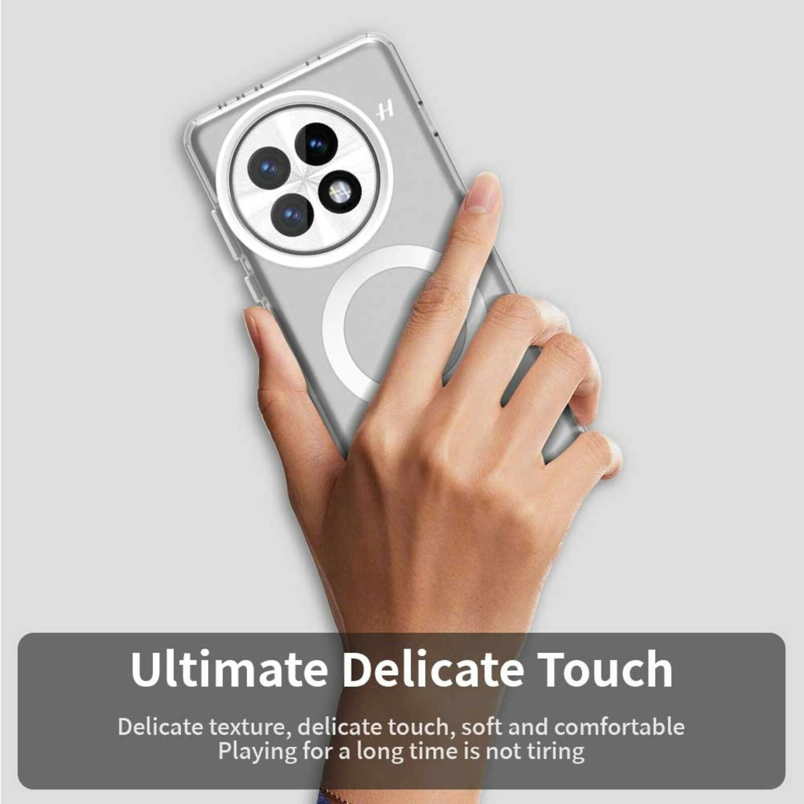 Mocaa OnePlus 13 Easy MagSafe Hoesje Wit