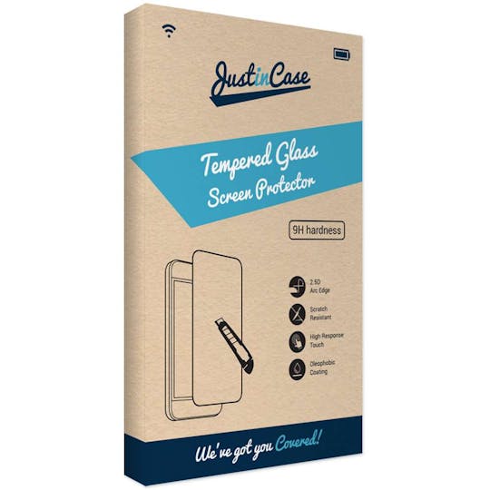 Just in Case Moto G9 Play Tempered Glass Screenprotector