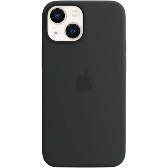 Apple iPhone 13 Mini MagSafe Siliconen Hoesje Midnight Zwart