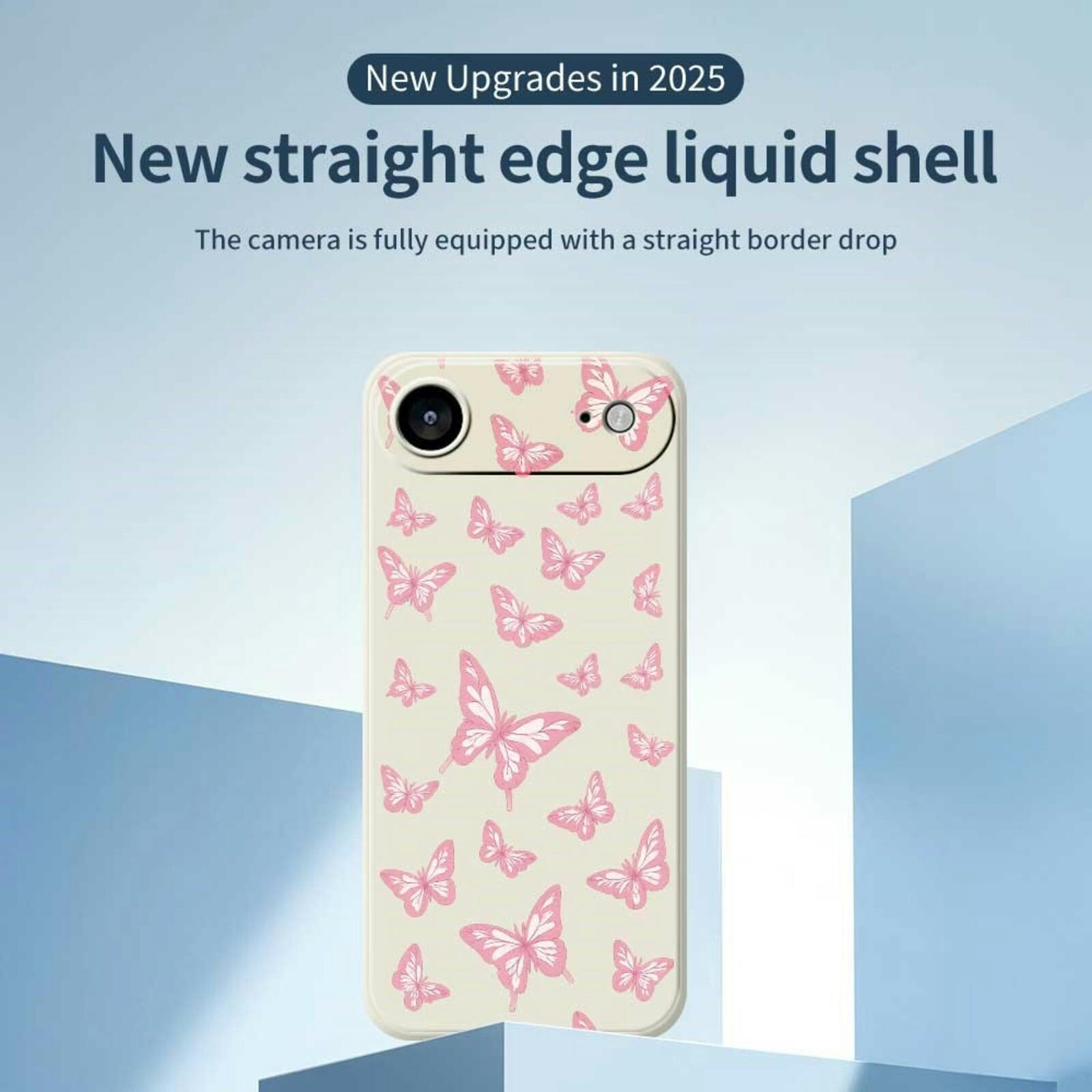 Mocaa Apple iPhone 17 Air Beschermhoesje Vlinders Meerkleurig