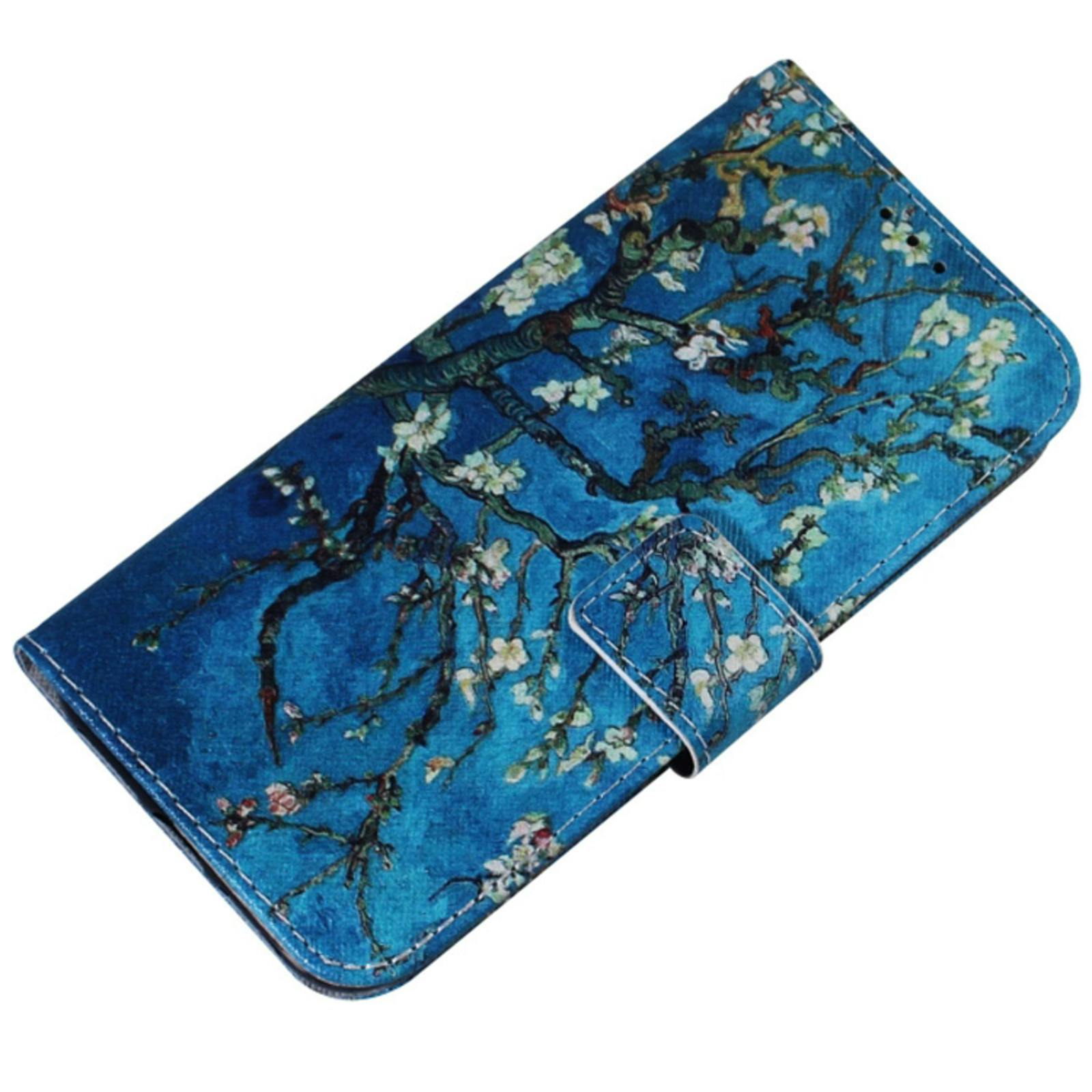 Comfycase Huawei P Smart 2020 Bookcase Hoesje Van Gogh's Bloesem Meerkleurig