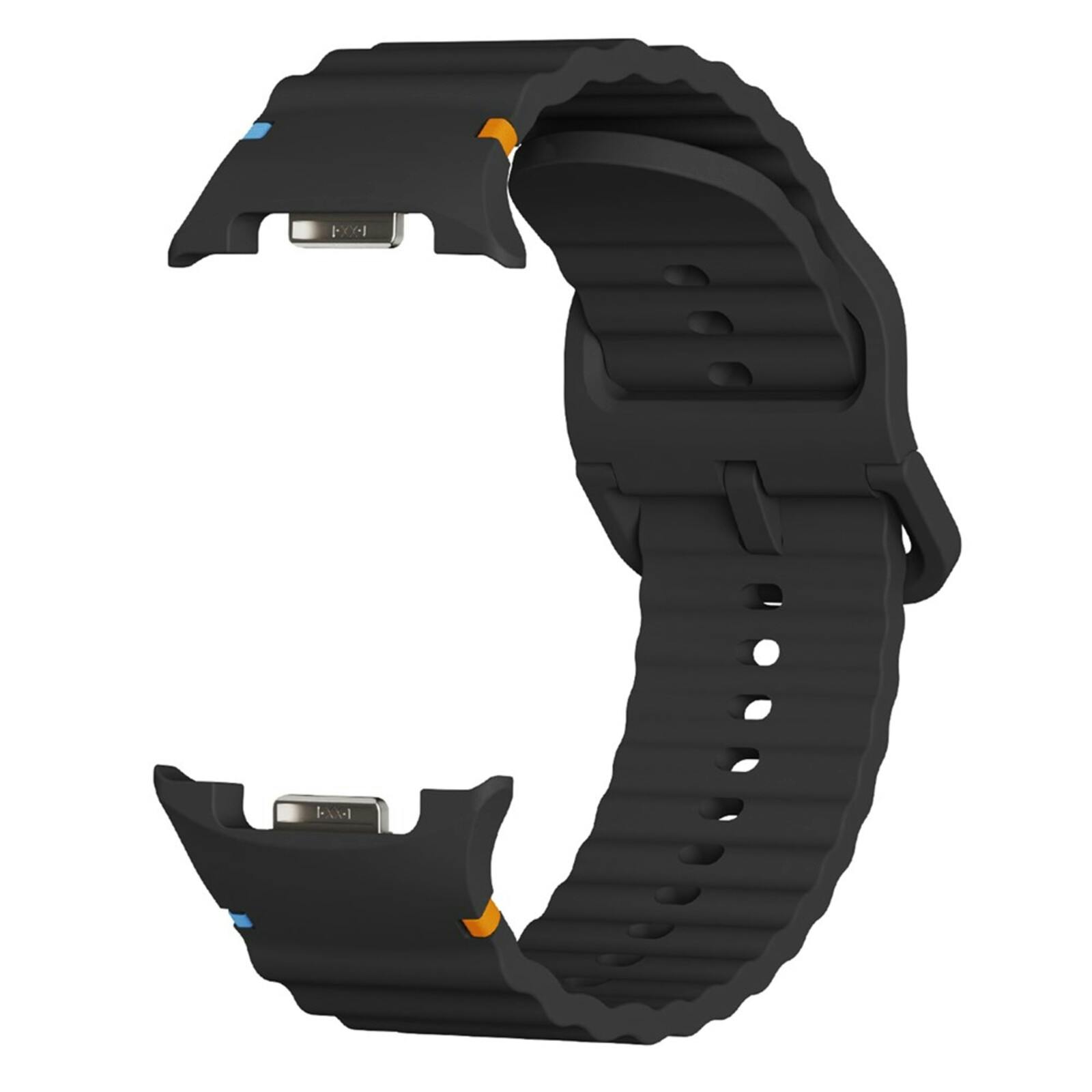 Kalebol Samsung Galaxy Watch8 (Classic) Siliconen Horlogebandje Zwart