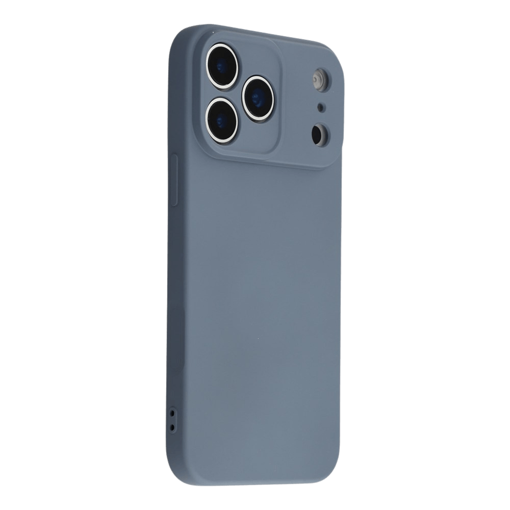 Mocaa Apple iPhone 17 Pro Max Lens Protection Hoesje Blauwgrijs