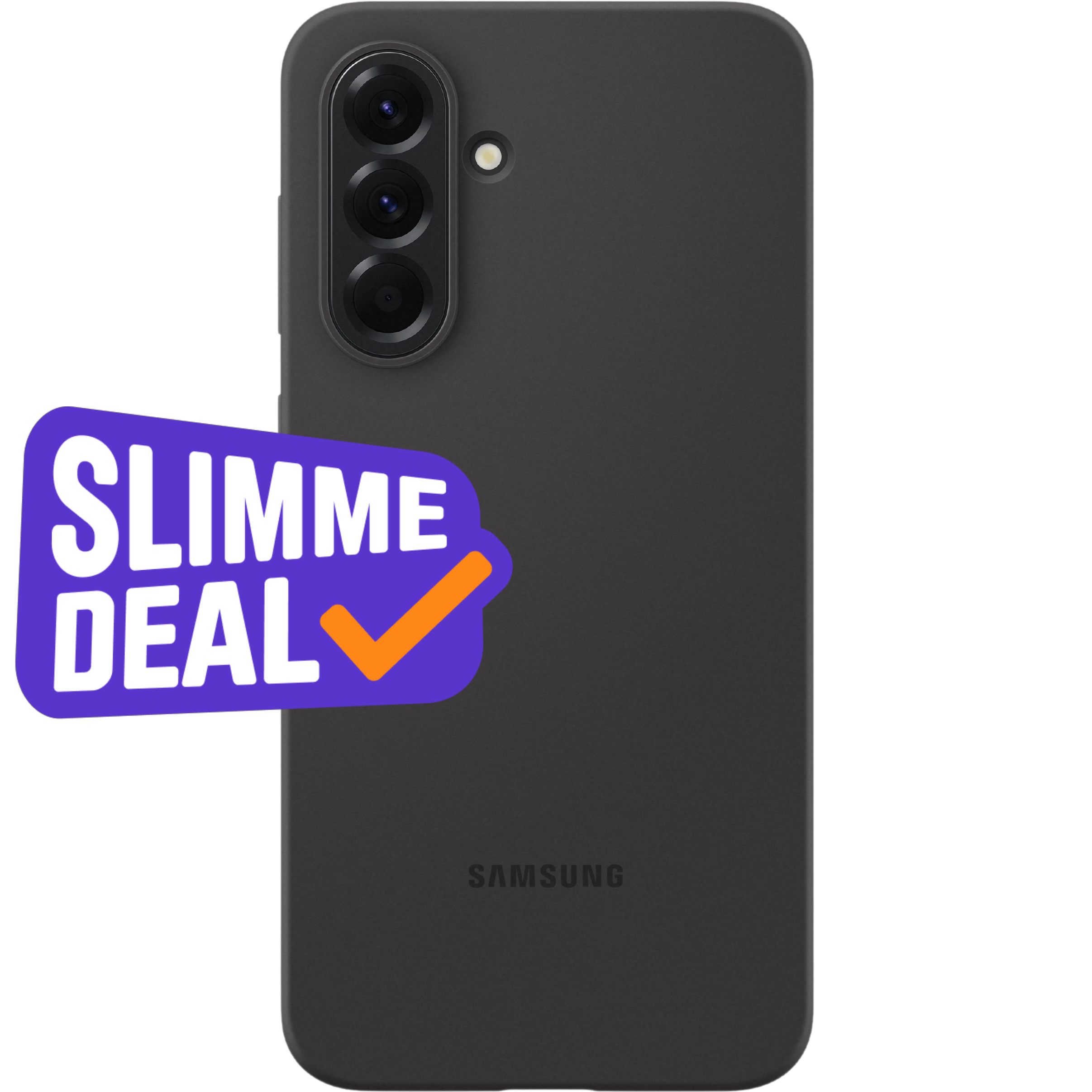 Samsung Galaxy A56 Siliconen Hoesje Zwart