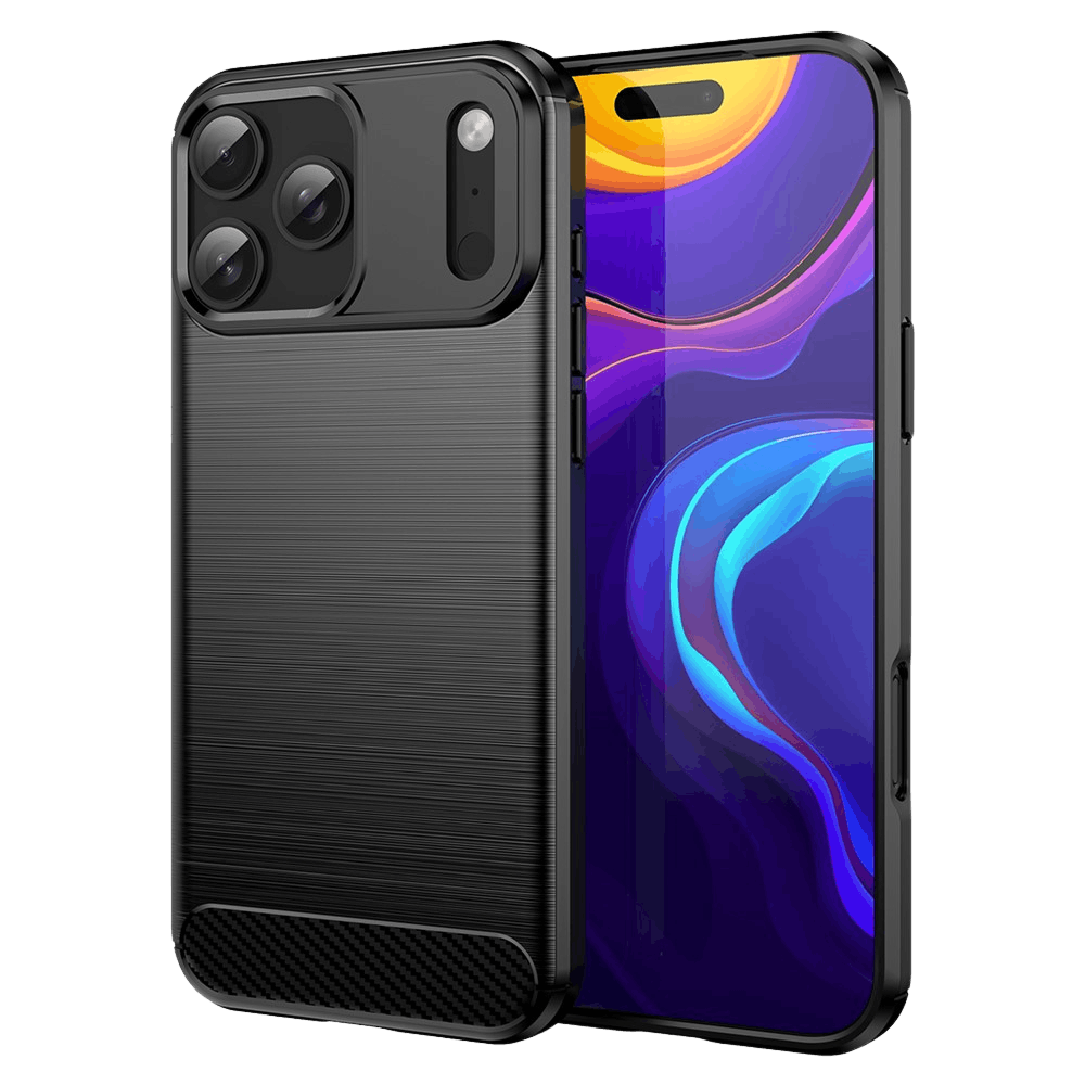 Mocaa Apple iPhone 17 Pro Max Brushed Hoesje Zwart