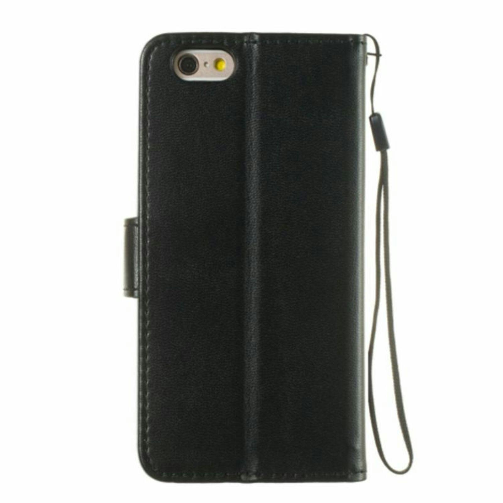 Mocaa iPhone 6(s) Slim-Fit Boek Hoesje Zwart