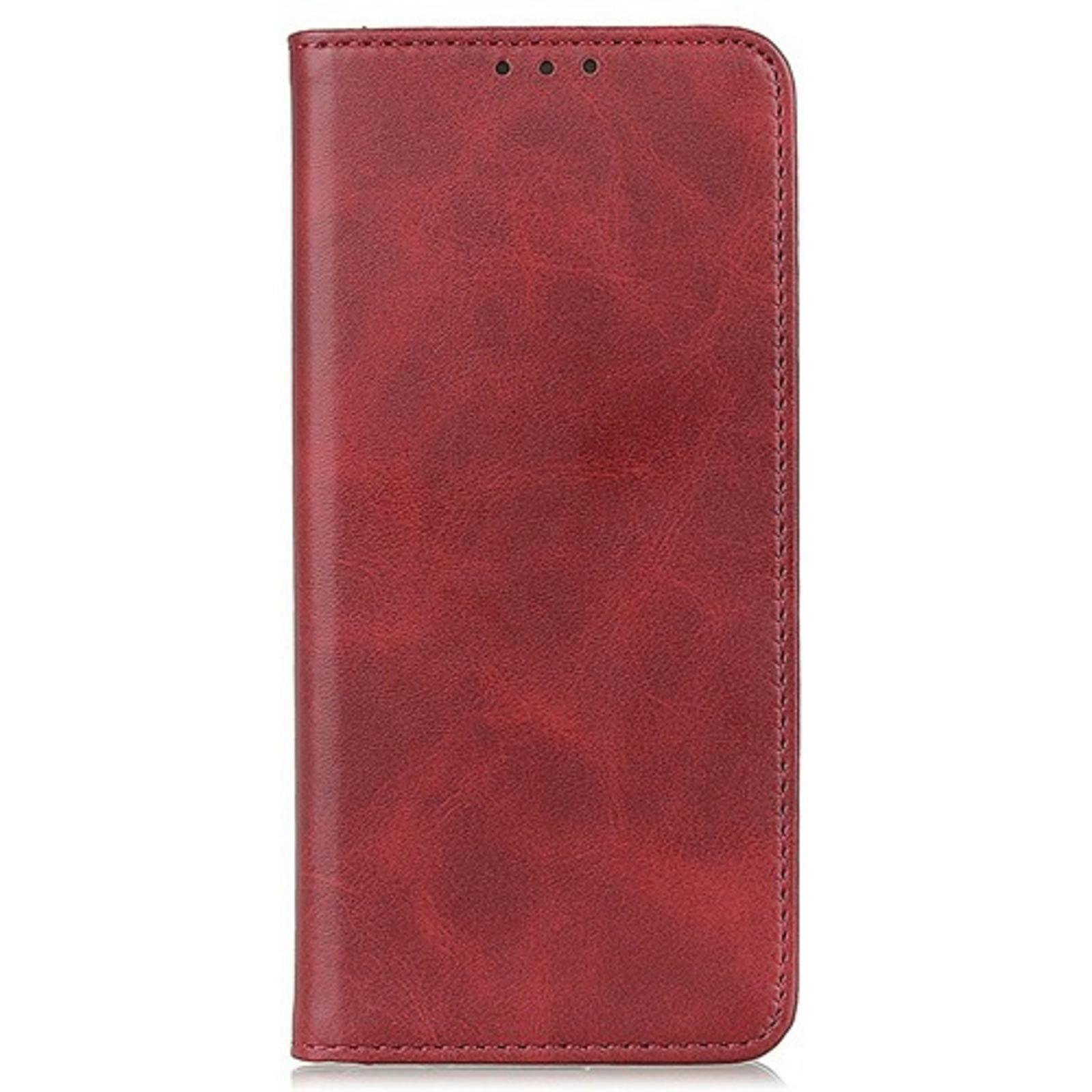 CaseBody Samsung S24 Plus / S25 Plus Real Leather Wallet Hoesje Rood