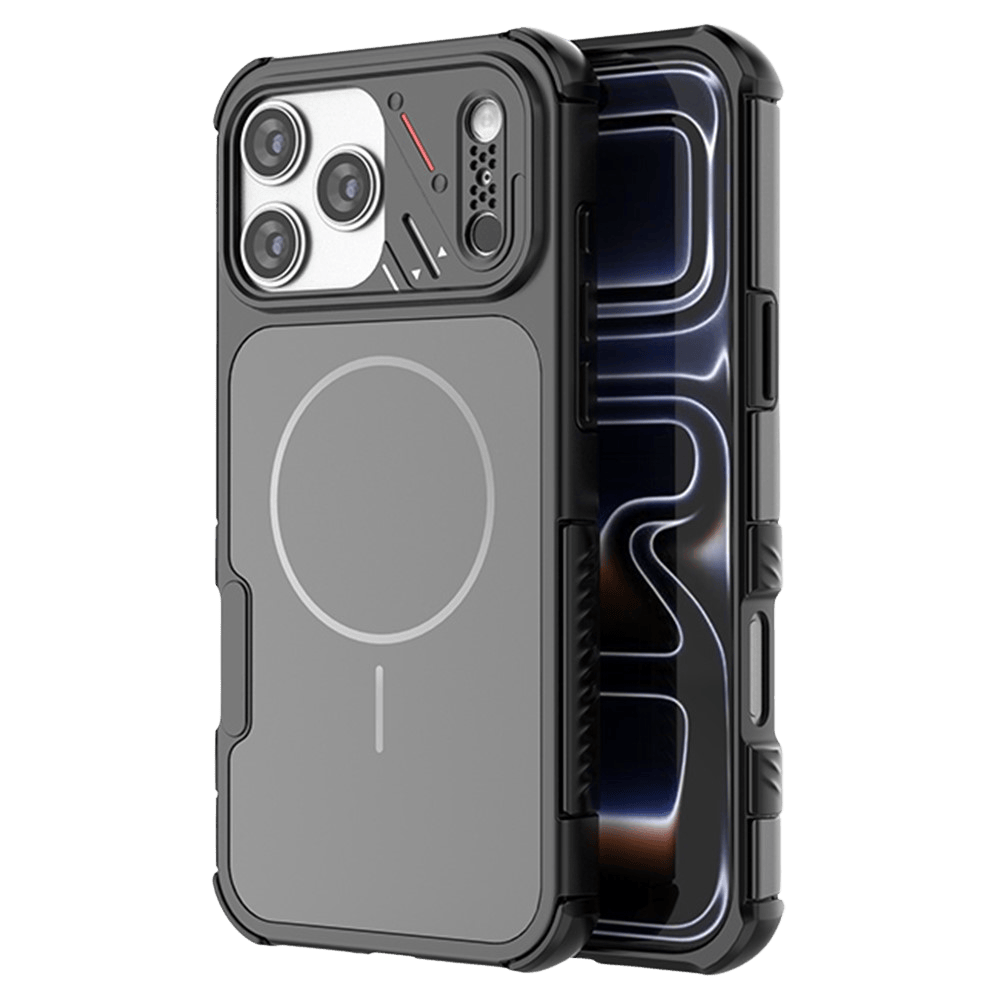 CaseBody Apple iPhone 17 Pro / 18 Pro Shockproof MagSafe Back Cover Zwart