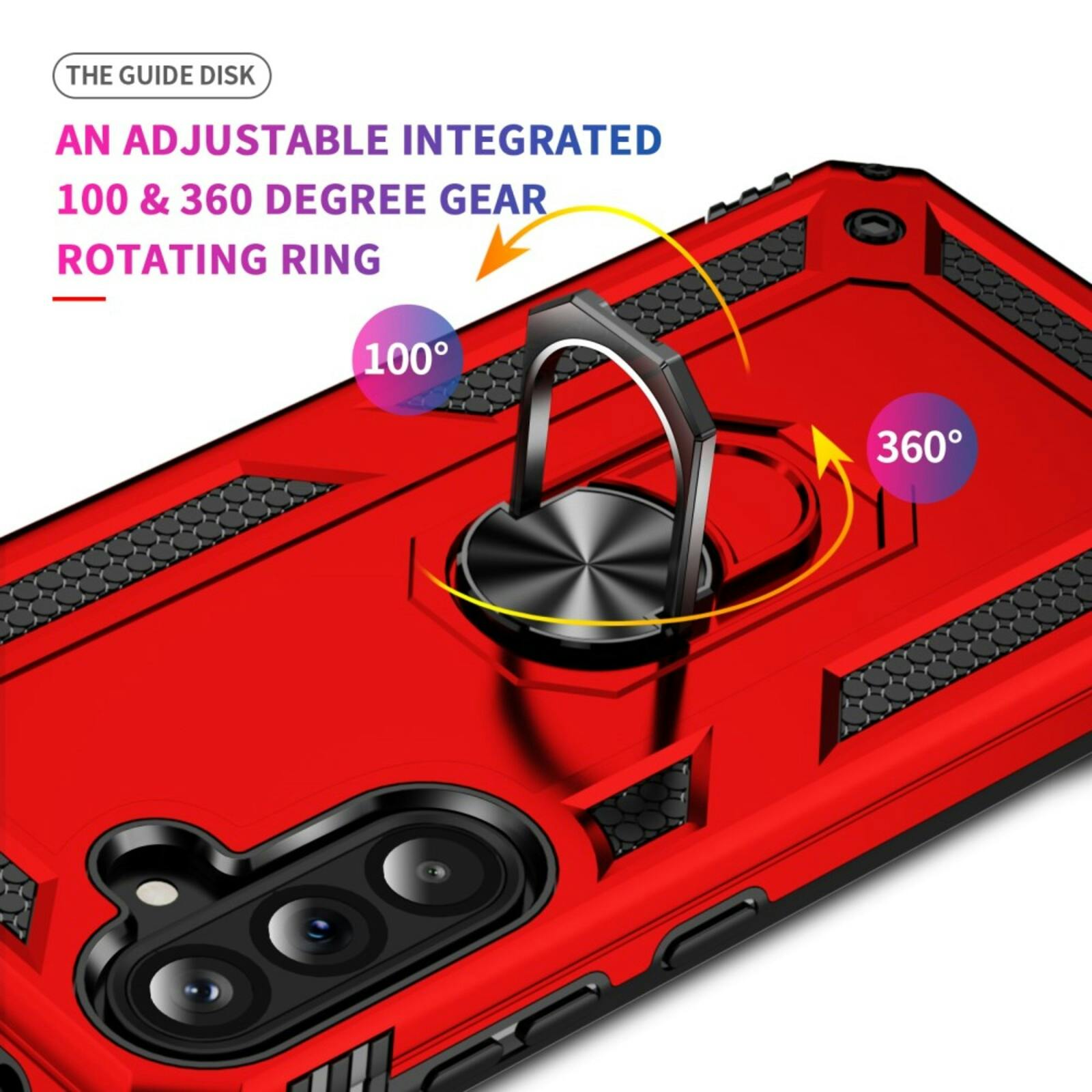 CaseBody Samsung Galaxy A36 Shield Case Rood