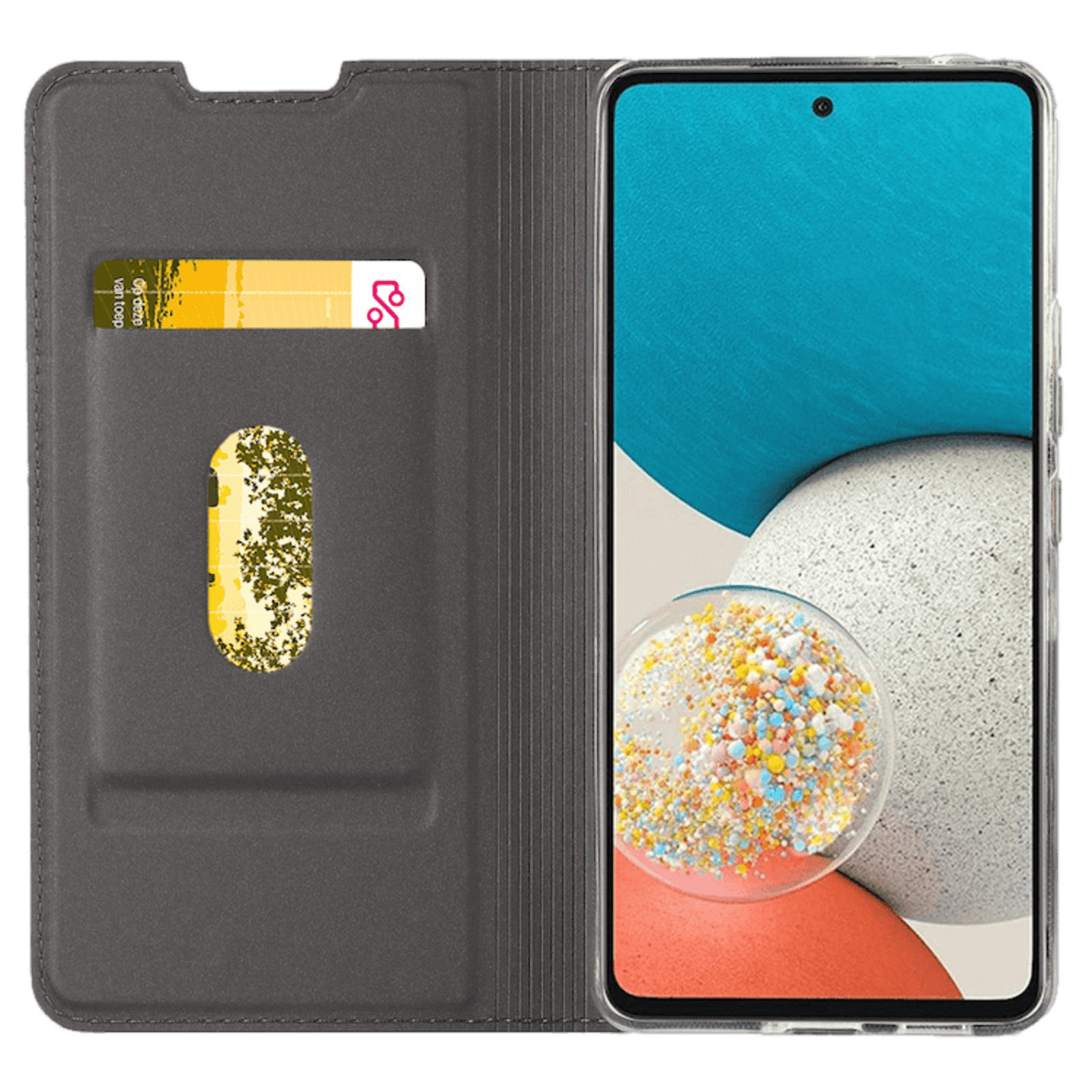 Comfycase Samsung Galaxy A53 Ultra-Slim Flip Case Magnetische Sluiting Zwart