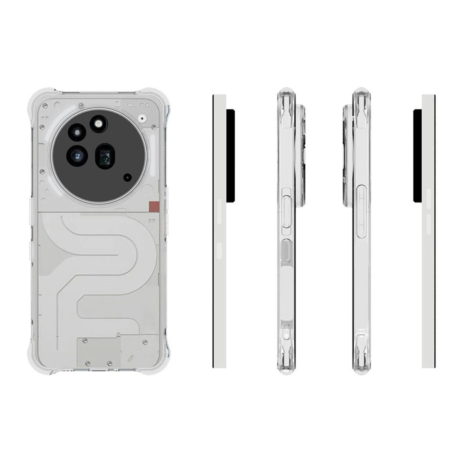 CaseBody Nothing Phone (3a) Pro Shockproof Hoesje Transparant