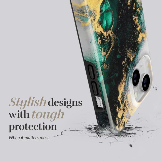 Mio iPhone 17 Fashion Case Green Marble