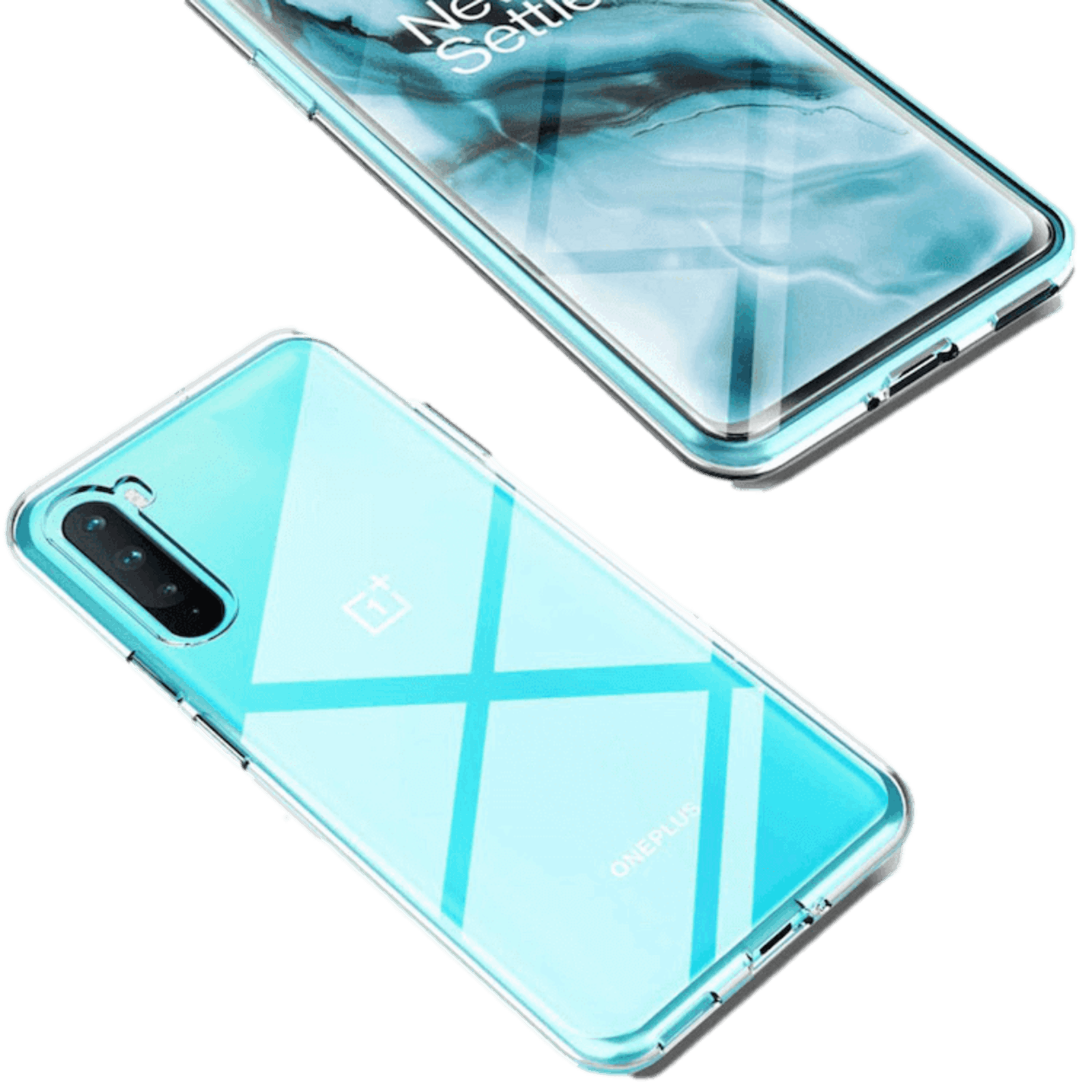 CaseBody OnePlus Nord Hoesje met Screenprotector Transparant