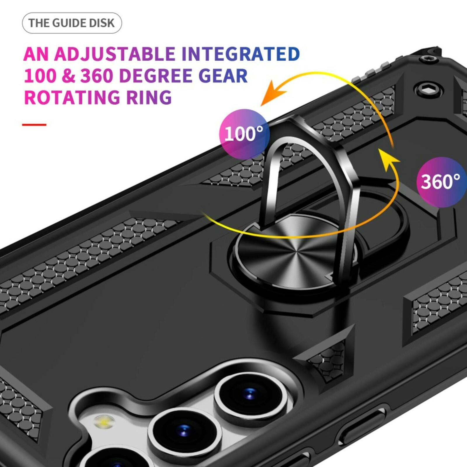 CaseBody Samsung Galaxy S25 Shield Case Zwart