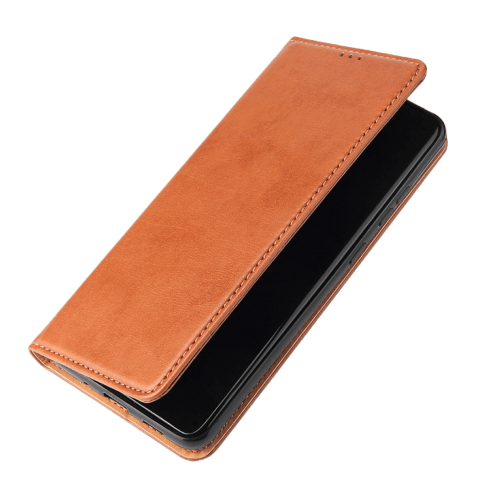 Fierre Shann Samsung Galaxy S20 Ultra Slim Wallet Hoesje Bruin