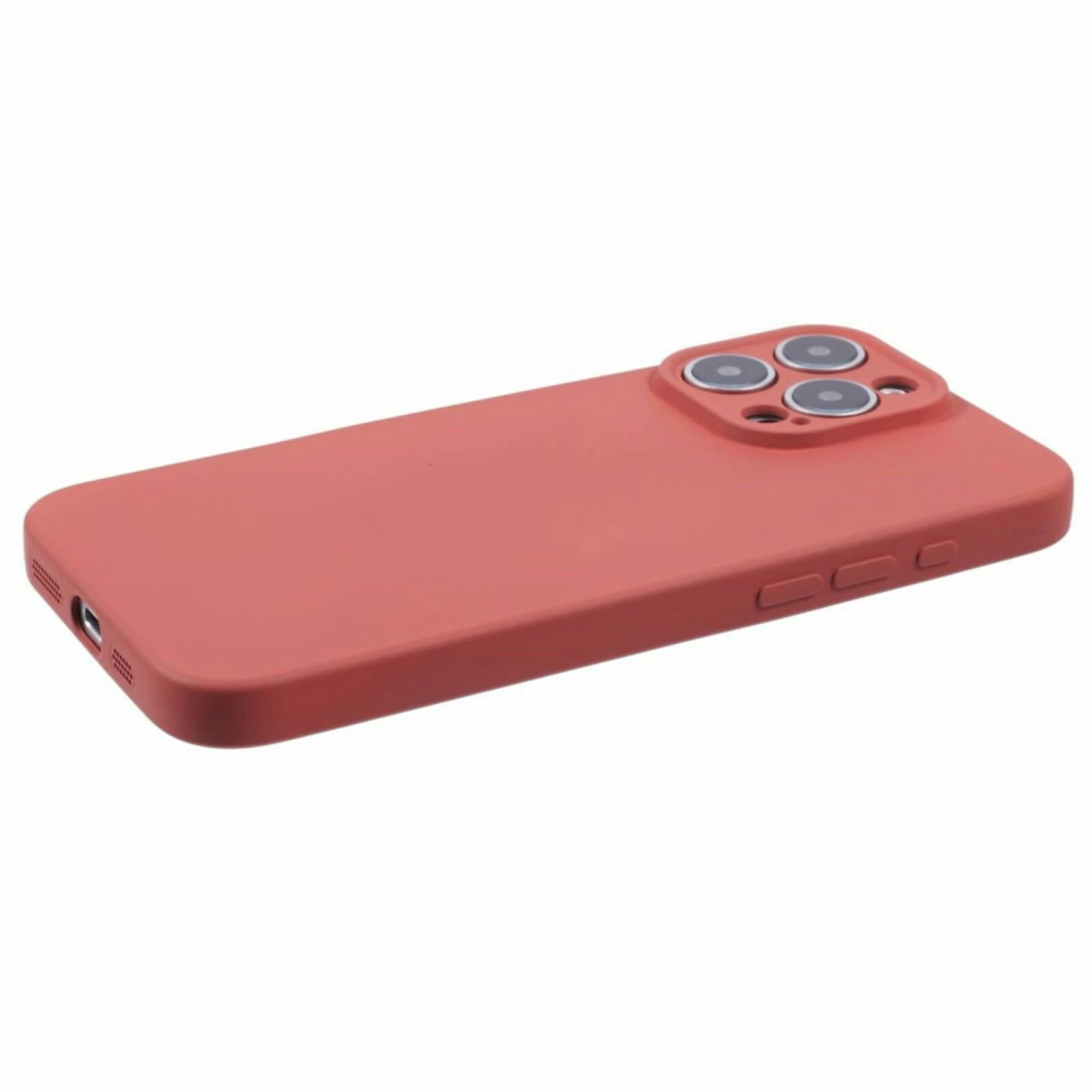 Mocaa Apple iPhone 16 Pro Max Lens Protection Hoesje Rood