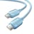 Essager 100W(!) Smartphone en Laptop Data+Oplaadkabel USB-C naar USB-C Blauw 2m