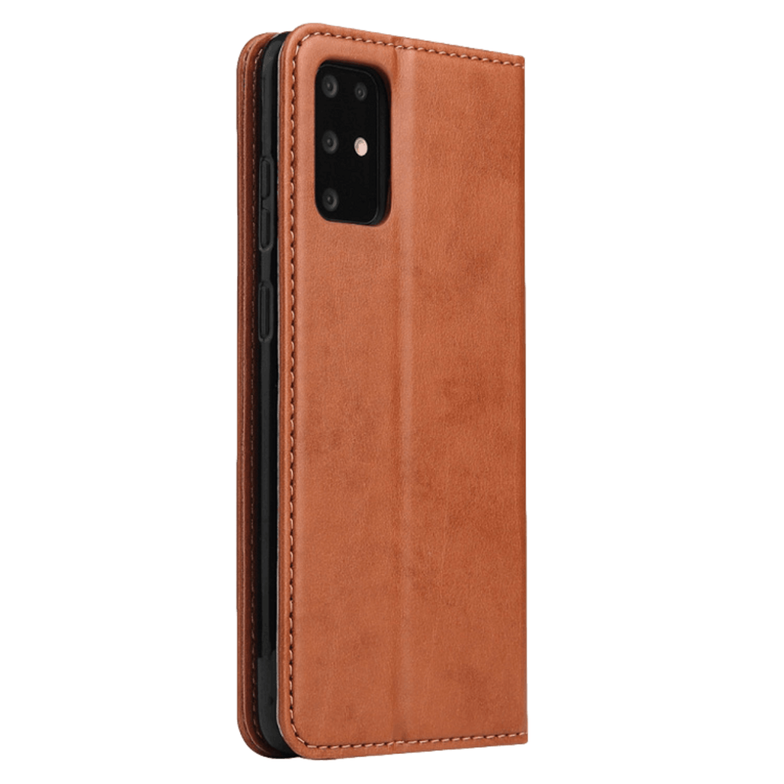 Fierre Shann Samsung Galaxy S20 Plus Slim Wallet Hoesje Bruin