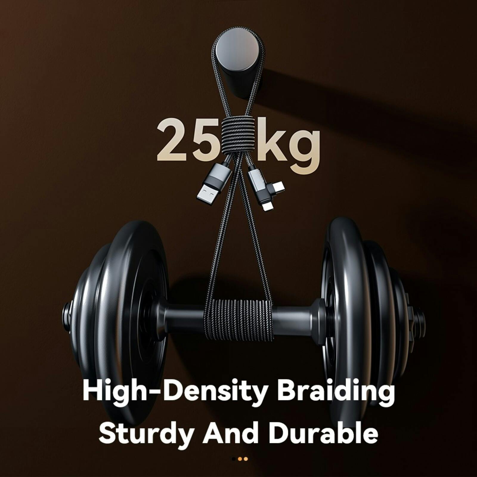 Joyroom USB-A naar Lightning of USB-C 90 Graden Kabel 2m