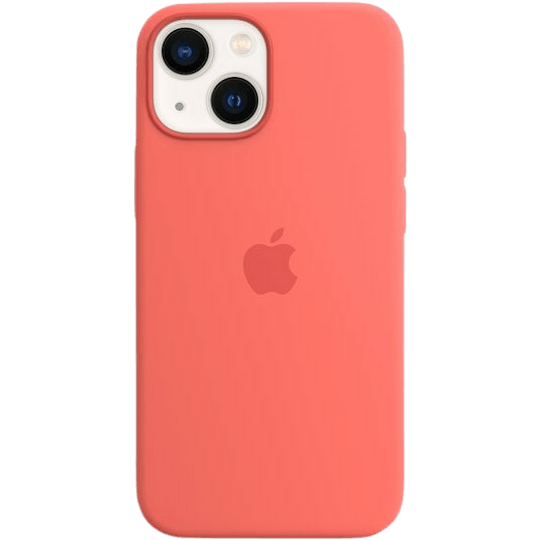 Apple iPhone 13 Mini MagSafe Siliconen Hoesje Roze Pomelo