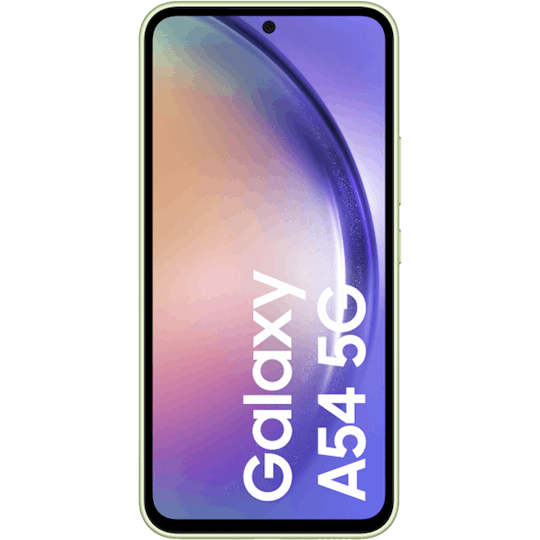 Samsung Galaxy A54 5G Awesome Lime - Voorkant