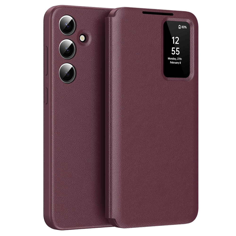 CaseBody Samsung Galaxy A55 Smart Cover Rood