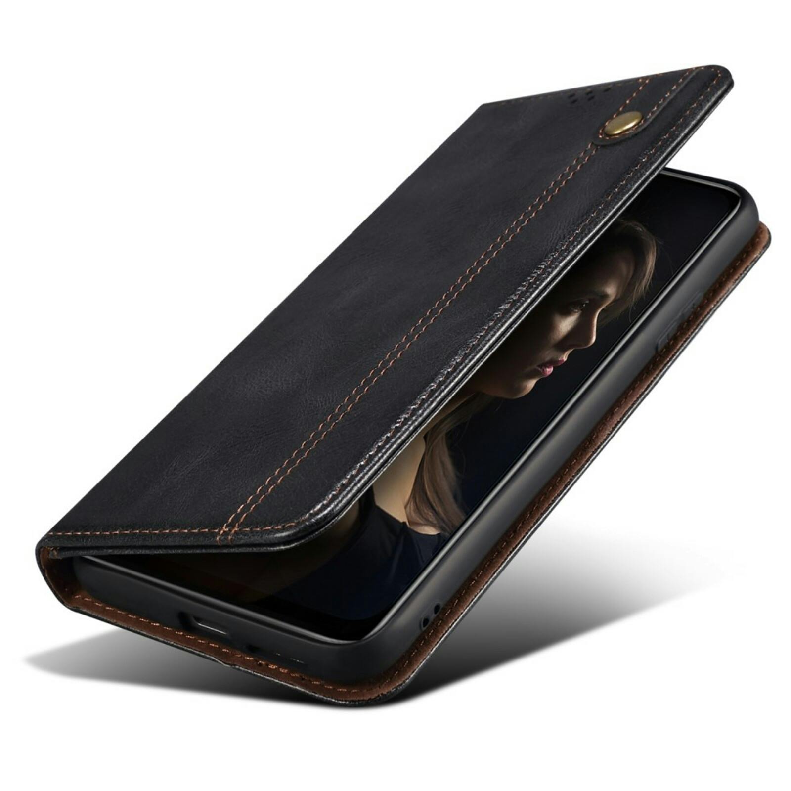 CaseBody OnePlus 12 Retro Bookcase Zwart