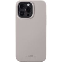 Holdit iPhone 13 Pro Siliconen Hoesje Taupe - Voorkant