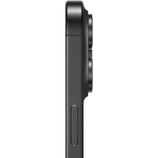 Apple iPhone 15 Pro Max Black titanium - Zijkant