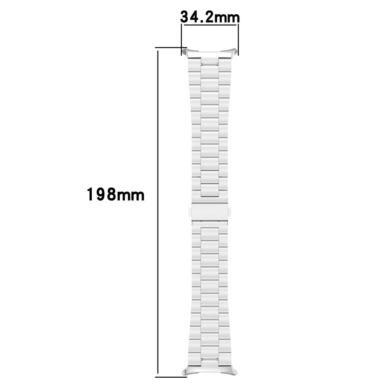 Kalebol Samsung Galaxy Watch Ultra Stalen Bandje Zilver