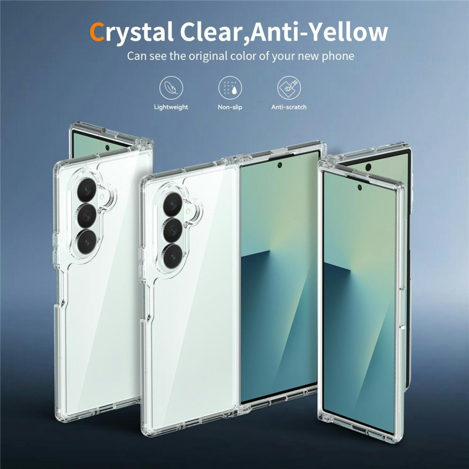CaseBody Samsung Galaxy Z Fold8 Ultra Shockproof Hoesje Transparant