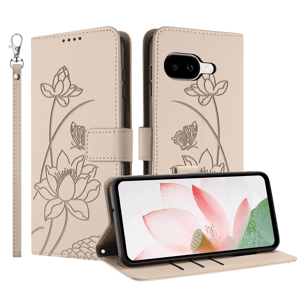 Comfycase Google Pixel 10a Lotus Bookcase Grijs