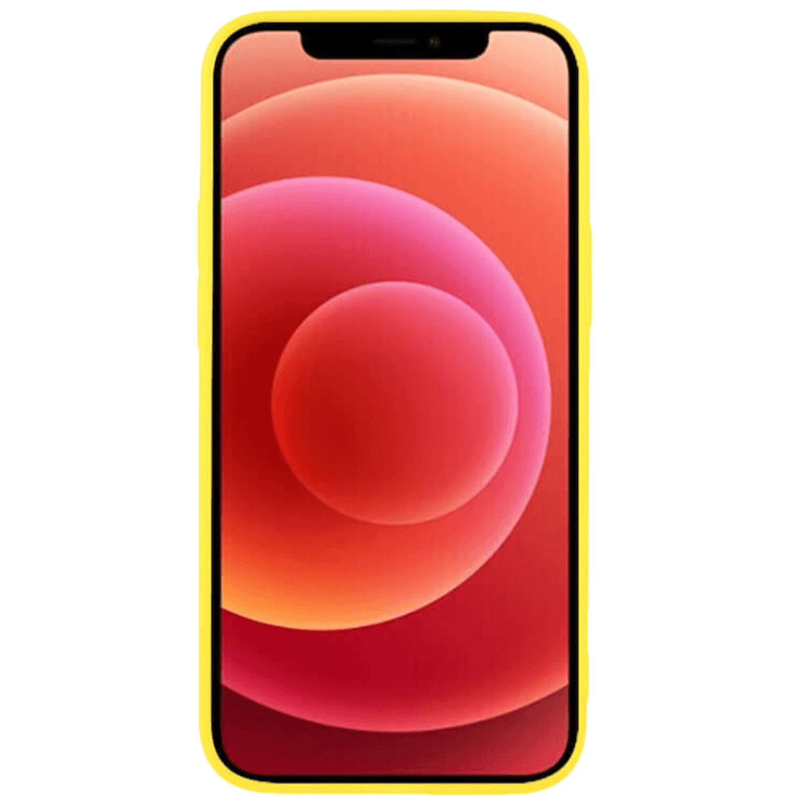 Mocaa iPhone 13 Mini Slim-Fit Telefoonhoesje Geel