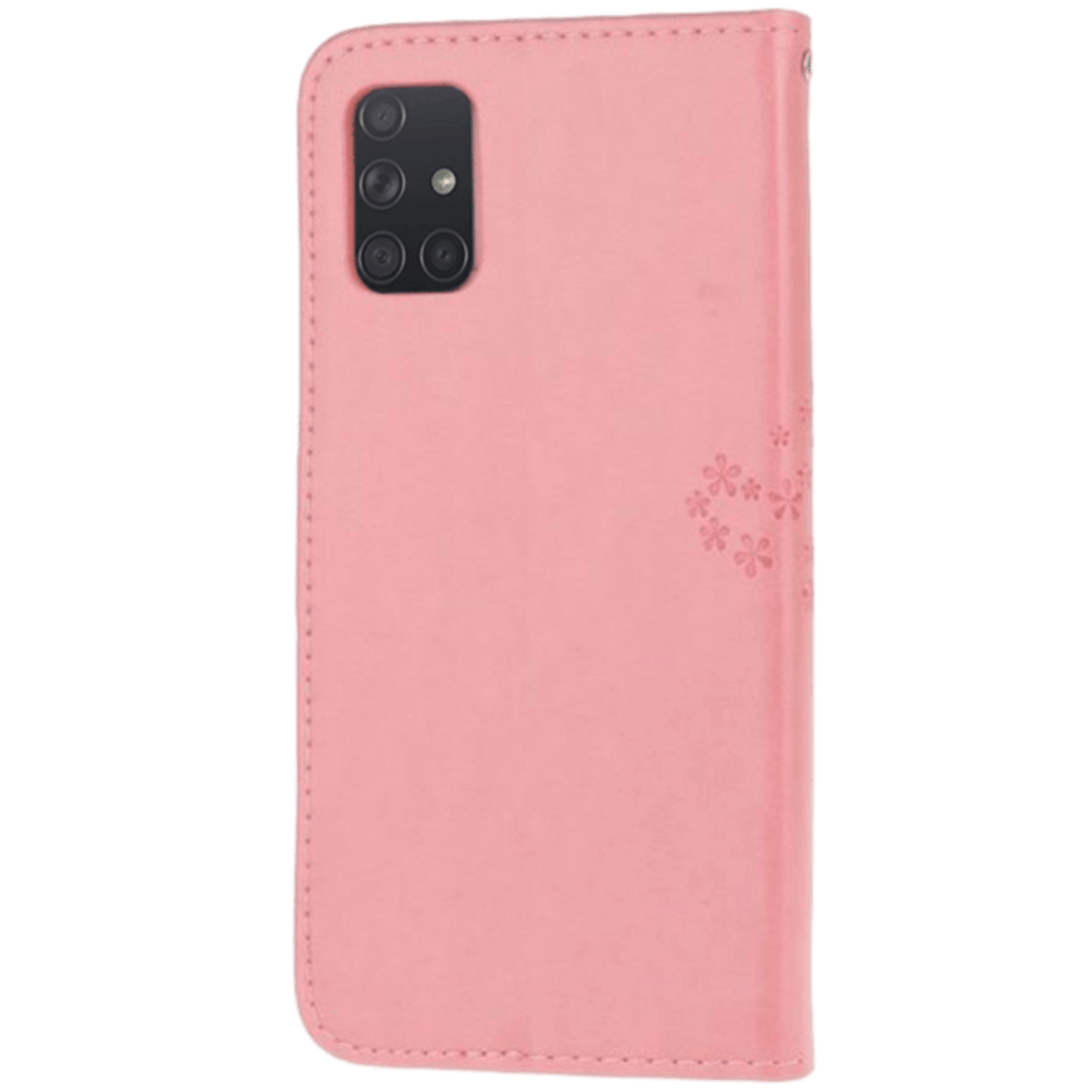 Comfycase Samsung Galaxy A71 Bookcase Hoesje Uiltjes Roze