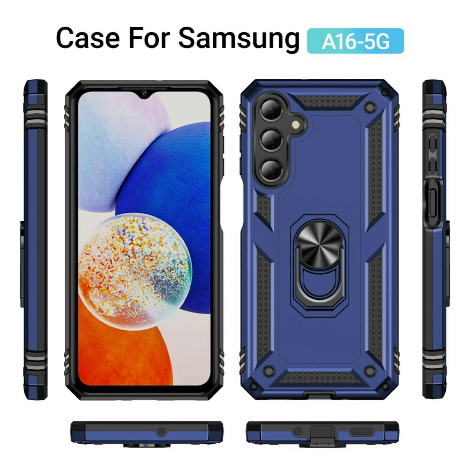 CaseBody Samsung Galaxy A16 Shield Case Blauw