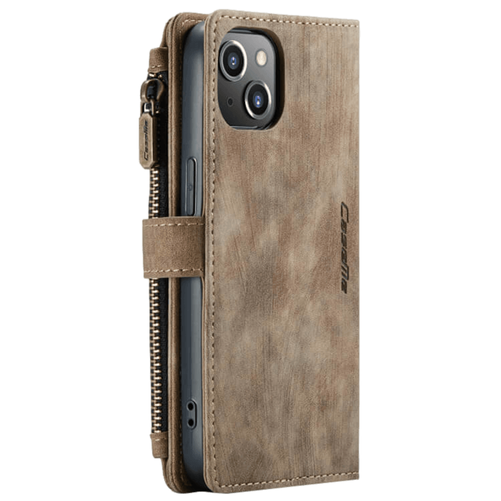 Caseme iPhone 13 Mini Portemonnee Hoesje Bruin
