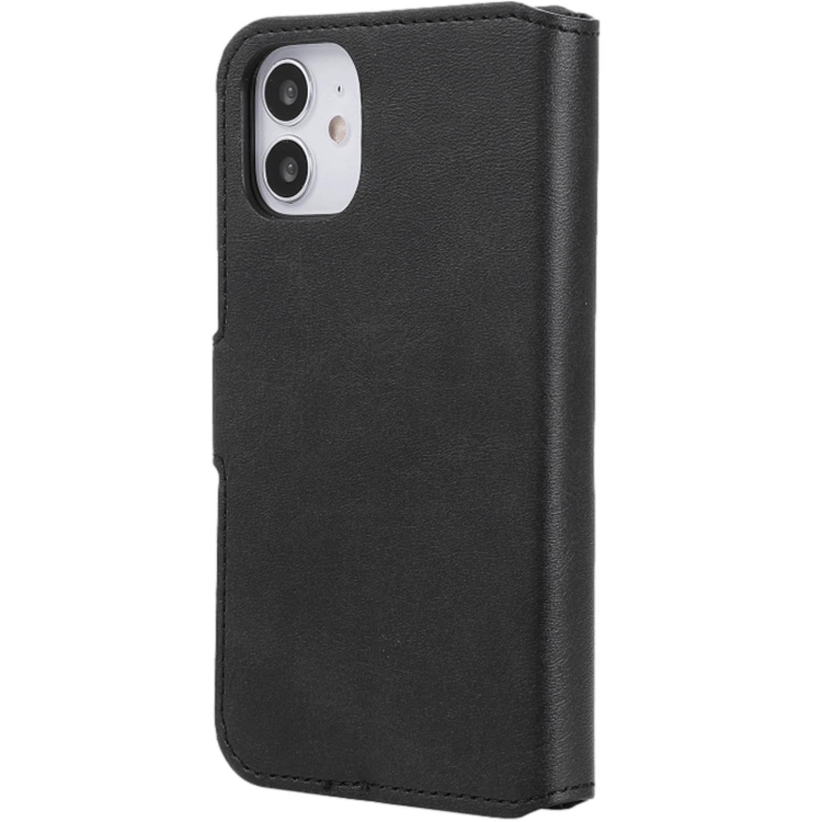 Mocaa iPhone 12 Mini Slim-Fit Bookcase Hoesje Zwart