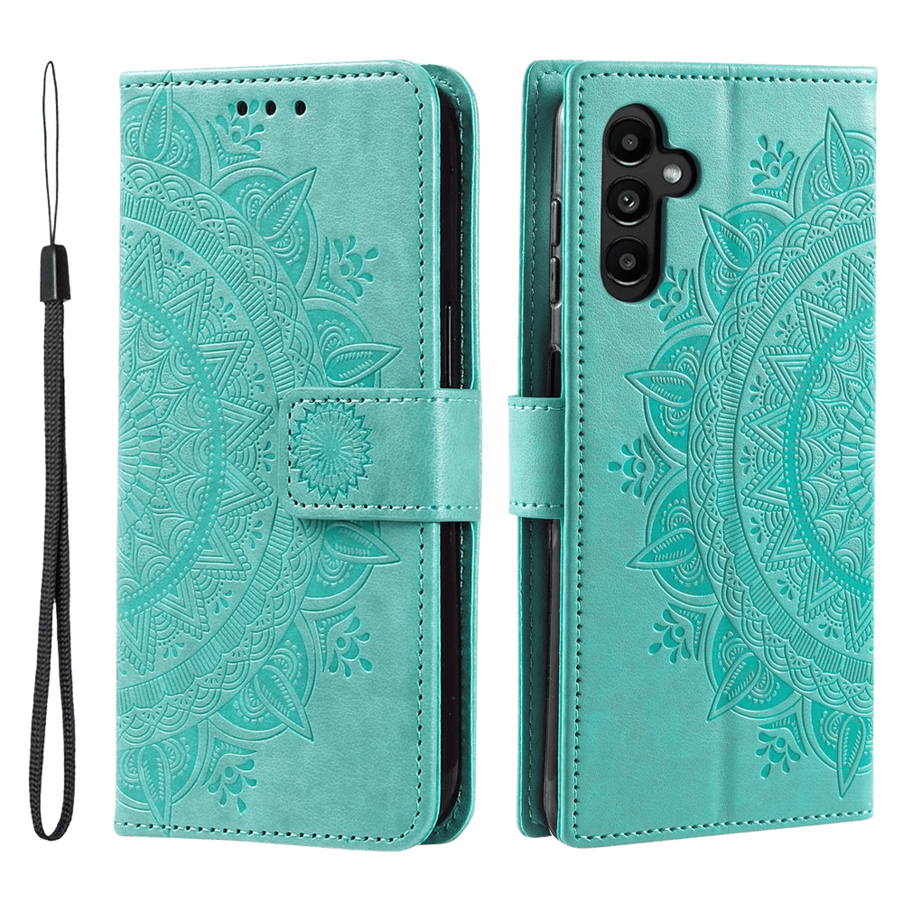 Comfycase Samsung Galaxy A57 Mandala Wallet Groen