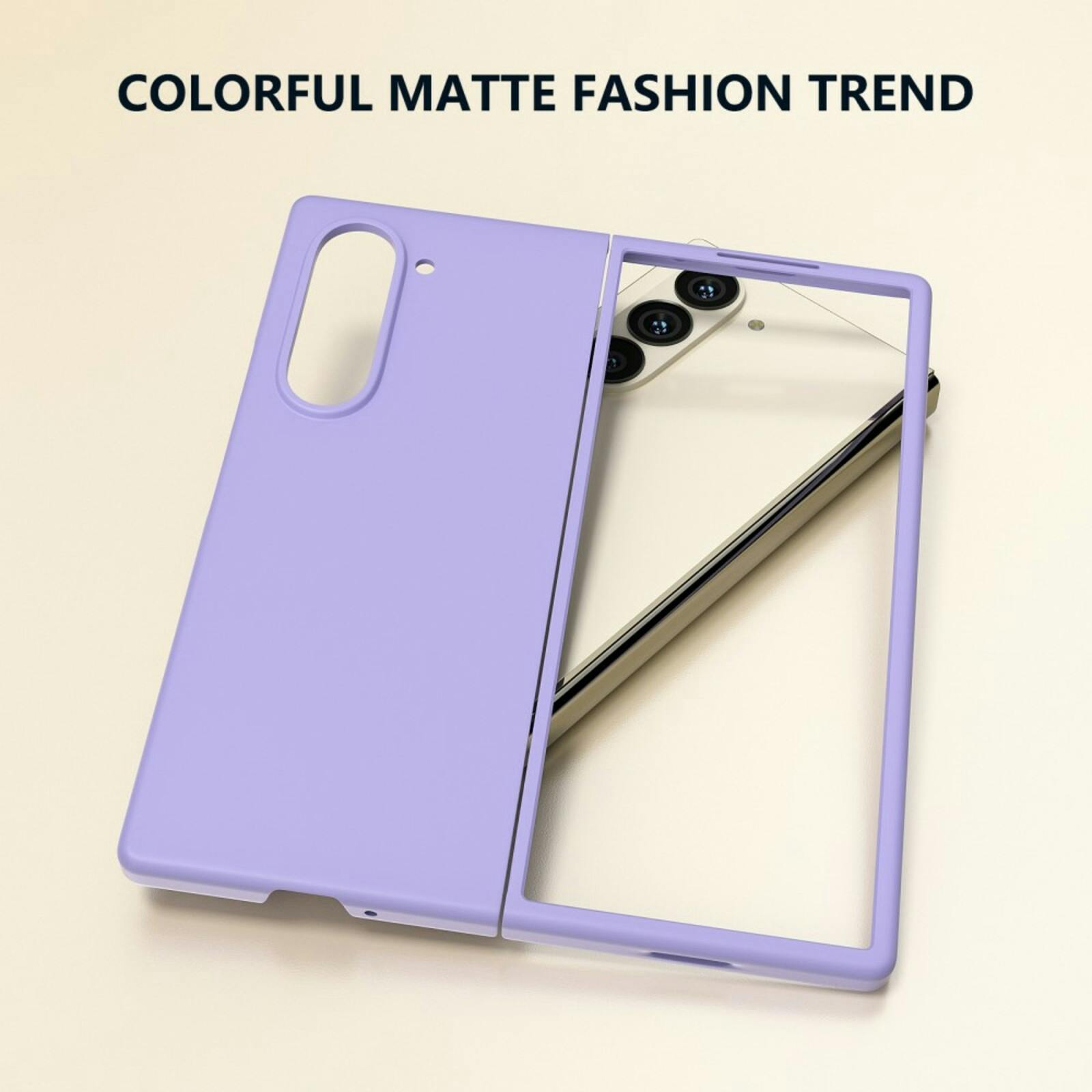 Comfycase Samsung Galaxy Z Fold6 Daily Beschermhoesje Paars