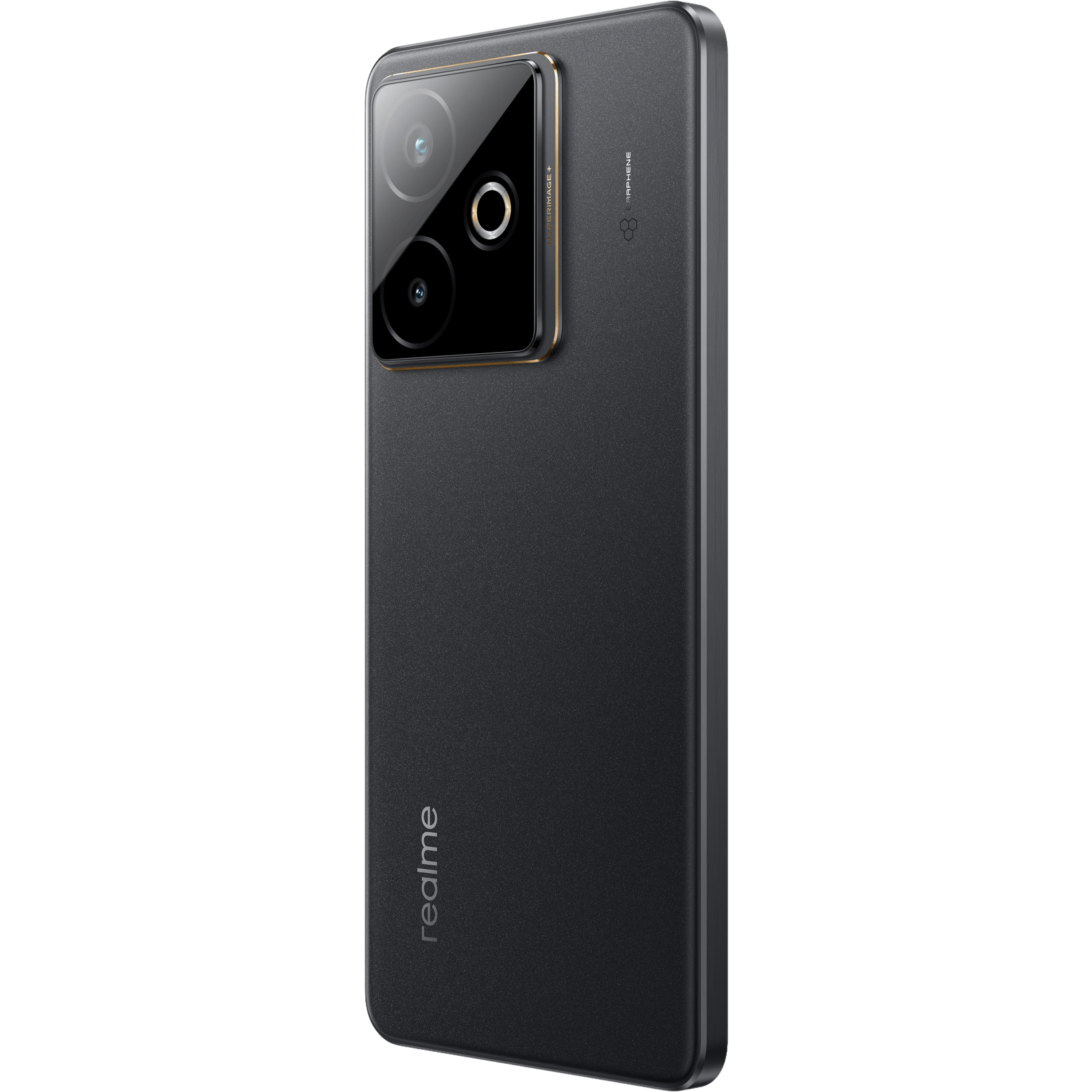 Realme GT 7T Zwart - Aanzicht vanaf rechts