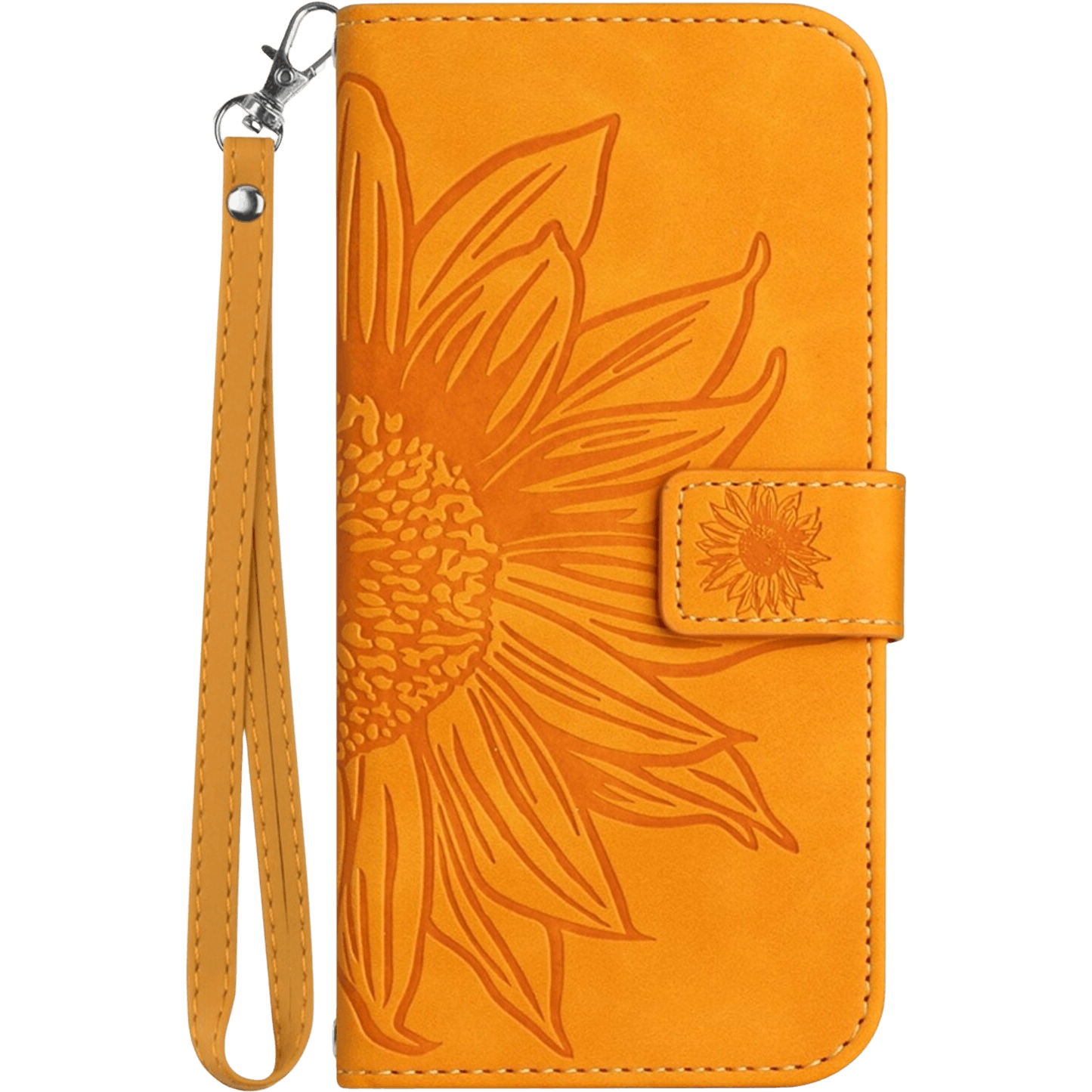 Mocaa OPPO A5X Sunflower Bookcase met Koord Geel