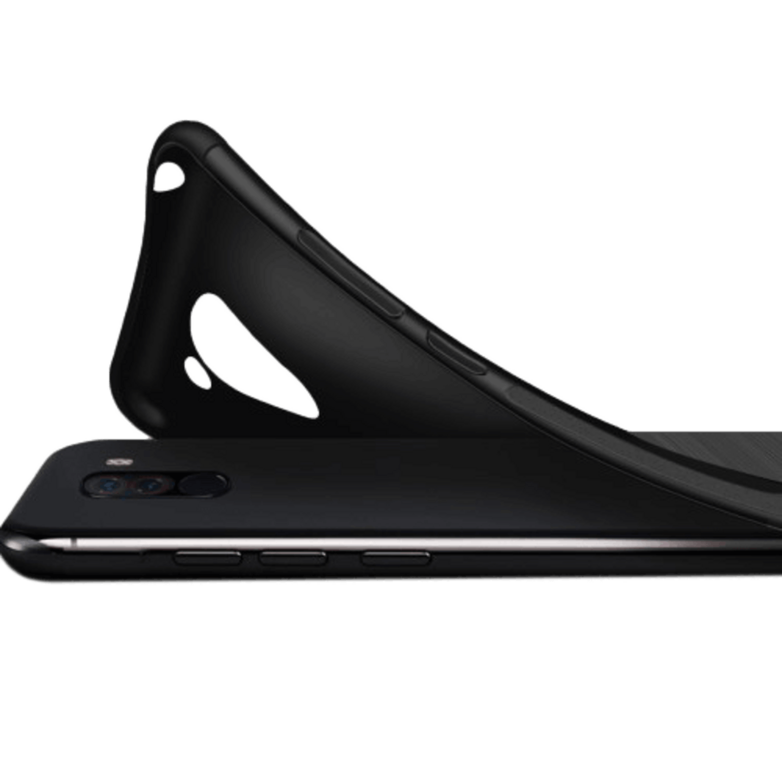 Imak Samsung Galaxy A70 Vega Carbon Air Bag Drop Proof Hoesje Grijs