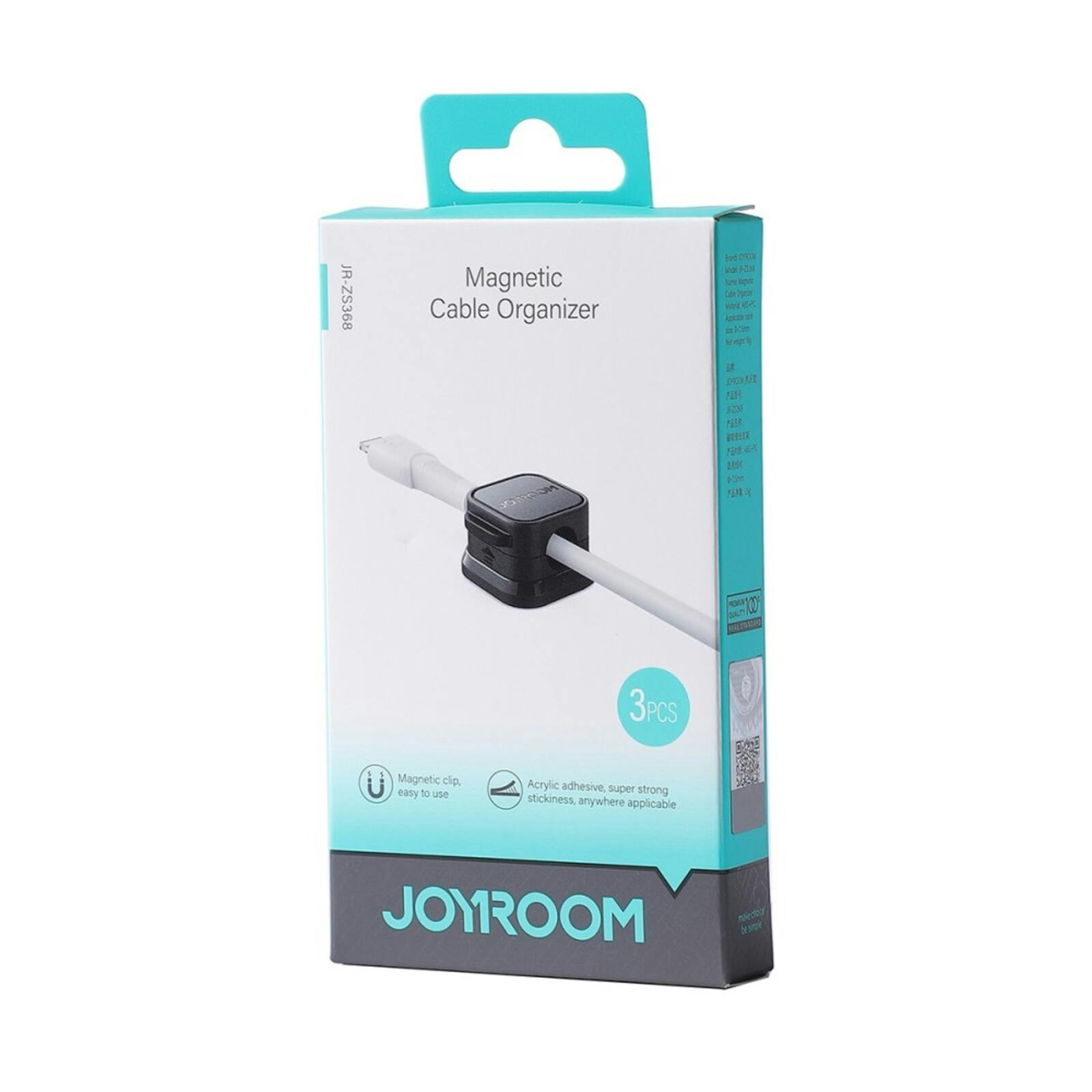 Joyroom Kabel Houder Zwart