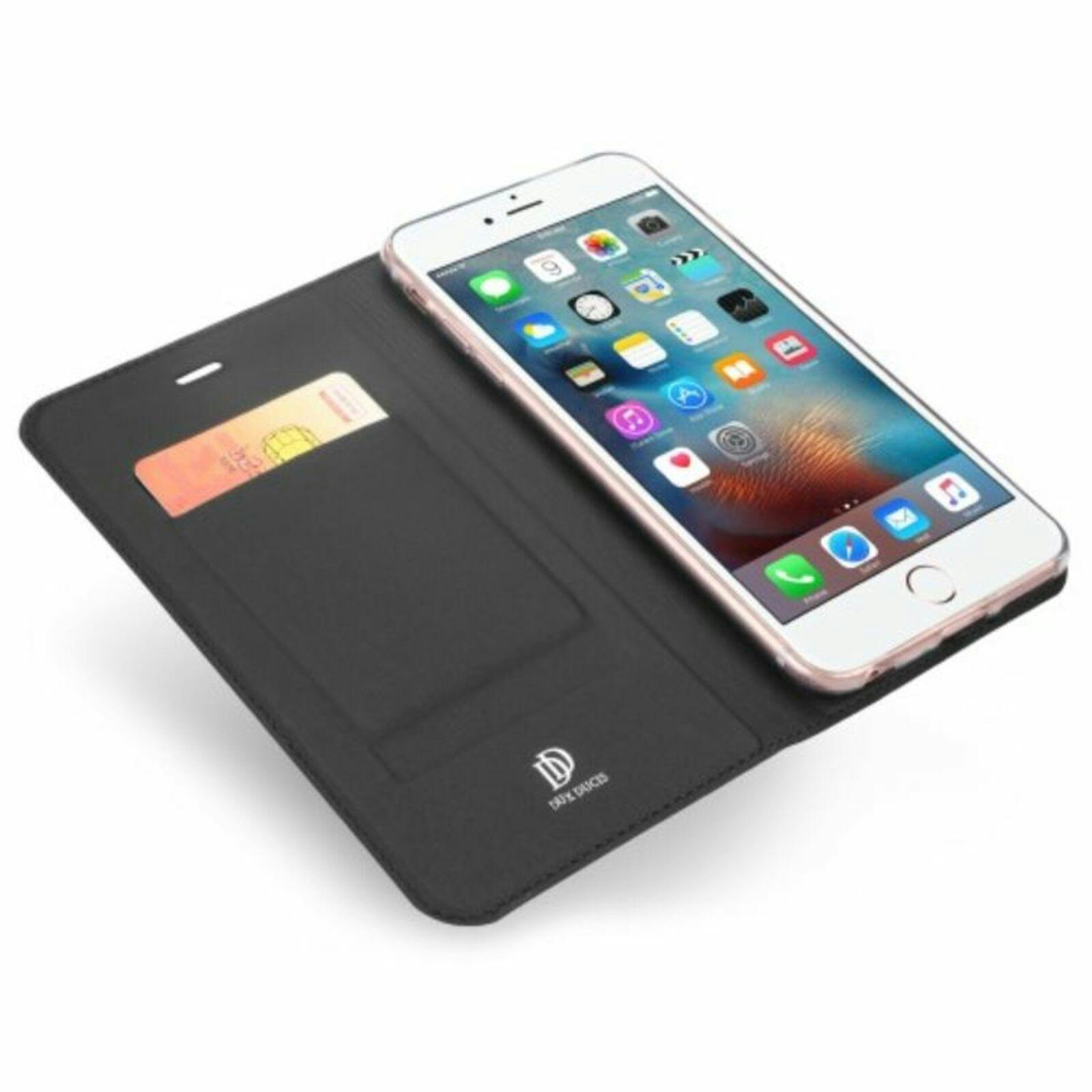 DUX DUCIS iPhone 6 Plus / 6s Plus Skin Pro Flip Case Hoesje Zwart